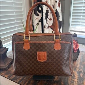 Celine Macadam Vintage Boston w/COA